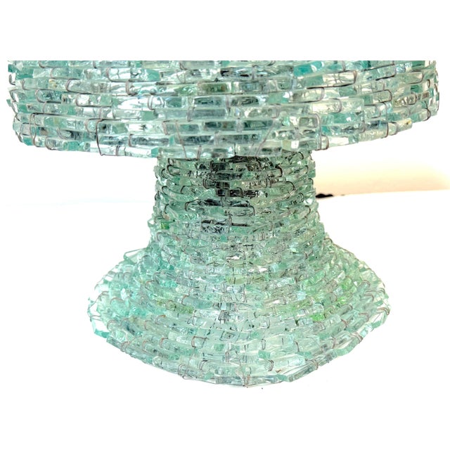 Mid 20th Century Modern Murano Tesserine Glass Mosaic Mushroom Table Lamp Attributed to TAO, Italy For Sale - Image 10 of 14