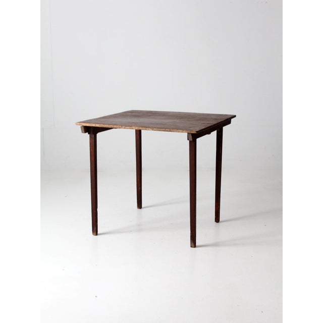 Antique Wood Folding Table Chairish