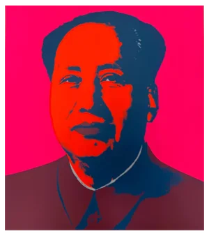 Sunday B. Morning after Andy Warhol, Mao Pink, Silkscreen Print