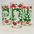 Vintage Christmas Glasses- Set of Six For Sale - Image 4 of 9