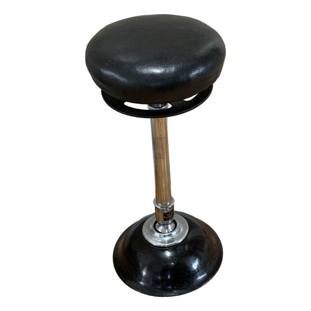 Exceptional Condition 1930 Vintage, Art-Deco Dentist Stool by Ritter For Sale