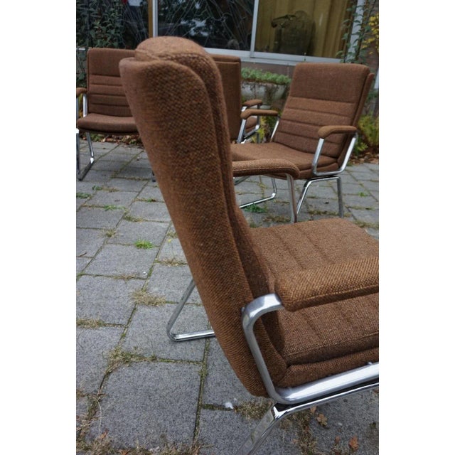 Vintage Conference Chairs from Drabert, 1970s, Set of 6 For Sale - Image 4 of 18