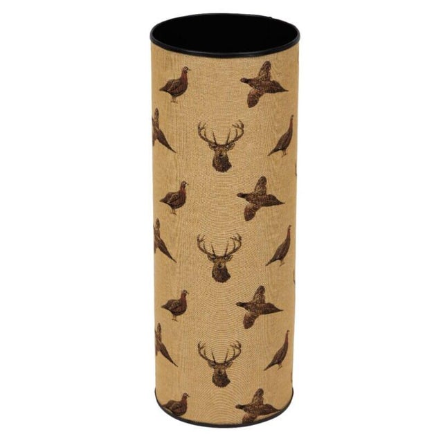 A lovely addition to any home, this stylish and durable tapestry umbrella stand is constructed from metal and covered in...