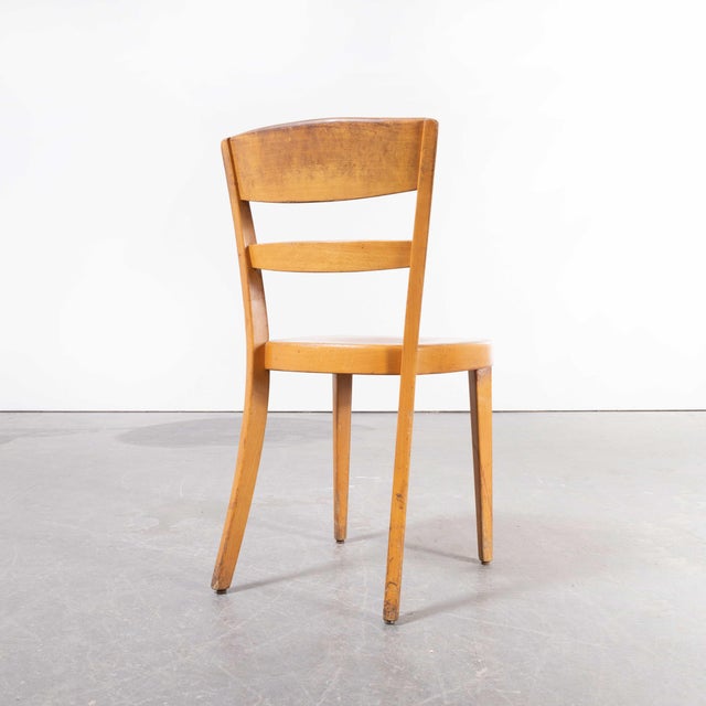 Beech Ladder Back Dining Chairs attributed to Horgen Glarus, 1960s, Set of 6 For Sale - Image 10 of 17