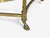 LaBarge, German Modern, Demilune Console Table, Brass, Glass, Germany, 1970s For Sale - Image 9 of 14