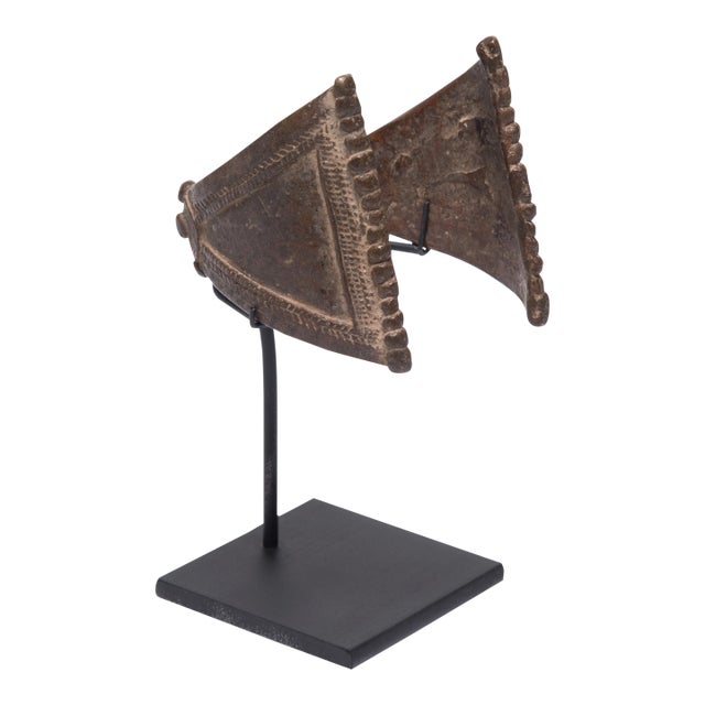 West African Mossi Incised Currency Bracelet, C. 1950 For Sale