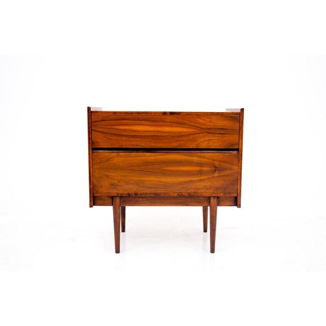 Brown Chest of Drawers from Bytom Furniture Factory, Poland, 1960s For Sale - Image 8 of 9