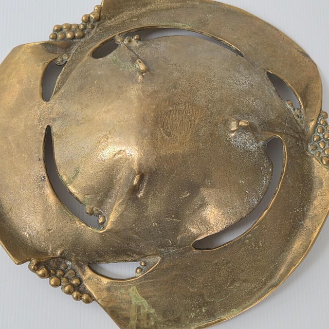 Vintage Gilt Bronze Fruit Bowl, 1970s For Sale - Image 6 of 12