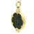 Charcoal Vintage 18k Gold Ancient Coin Diamond & Sapphire Pendant For Sale - Image 8 of 10
