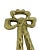 Traditional Vintage Brass Bow Decorative Wall Accent For Sale - Image 3 of 9
