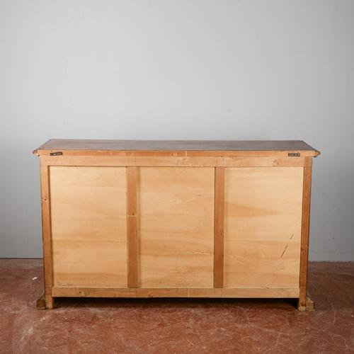 Wood Vintage Low-Framed Wooden Sideboard For Sale - Image 7 of 9