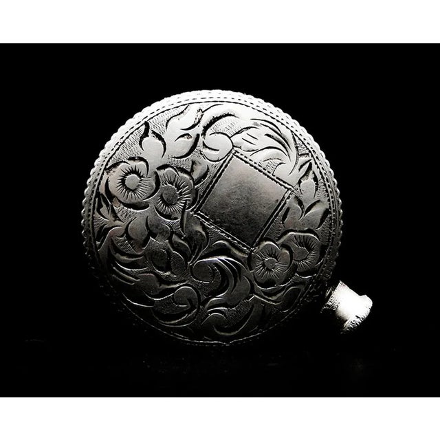 German Art Deco Silver Parfume Bottle, 1950s For Sale - Image 4 of 5