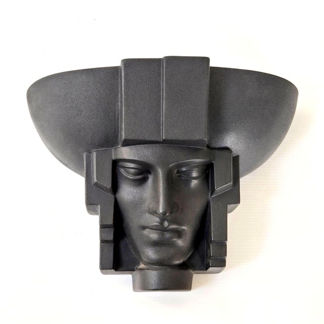 Vintage Face Wall Light from Saint Clément, 1980s For Sale - Image 11 of 11