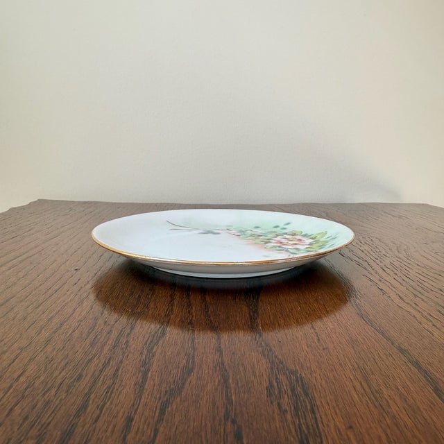 Set of 2 Antique Uno Favorite Bavaria Floral Plate For Sale - Image 10 of 10