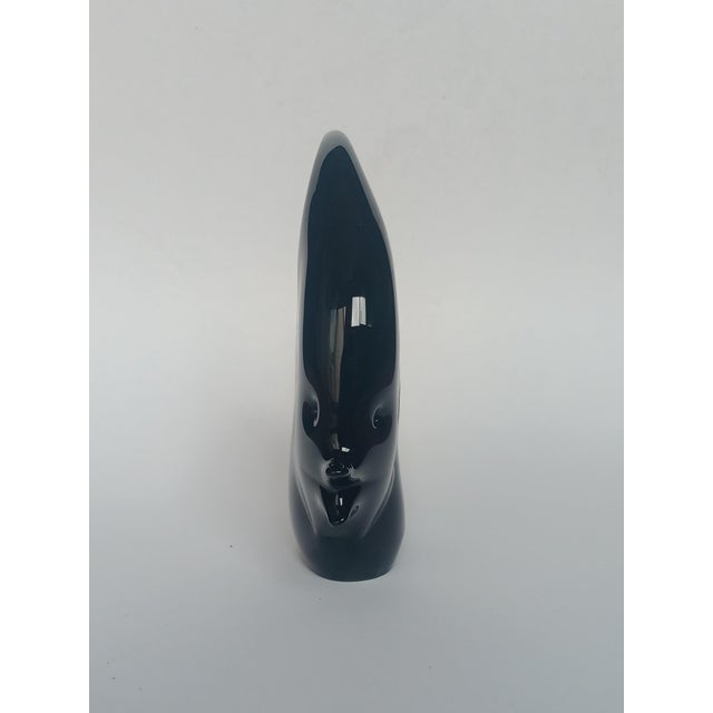 1970s Black Murano Glass Fish Figure by Vincenzo Nason, 1970s For Sale - Image 5 of 9