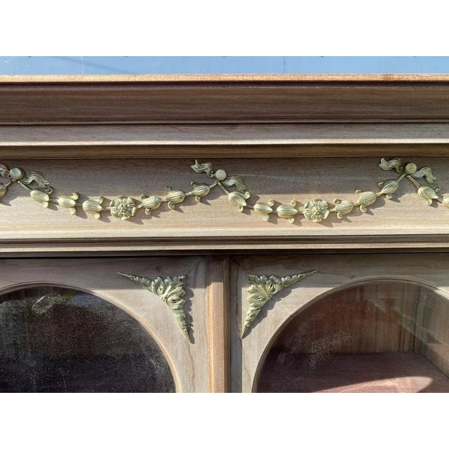 1920s Empire French Bleached Display Cabinet, 1920s For Sale - Image 5 of 13