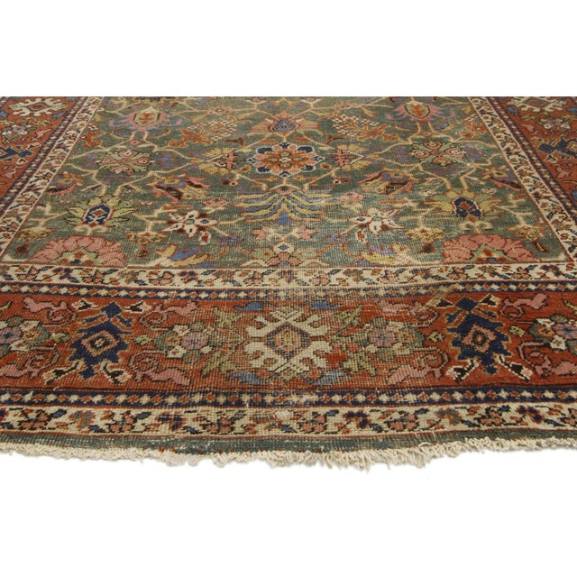 Late 19th Century Persian Sultanabad Rug, 06'10 X 10'10 For Sale - Image 4 of 8