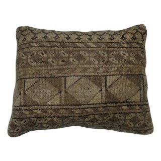 Tribal Antique Ersari Lumbar Rug Pillow For Sale
