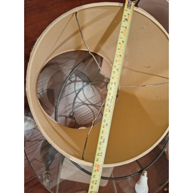 Mid-Century Modern Cork Lamp 1960's 1970's For Sale - Image 9 of 12