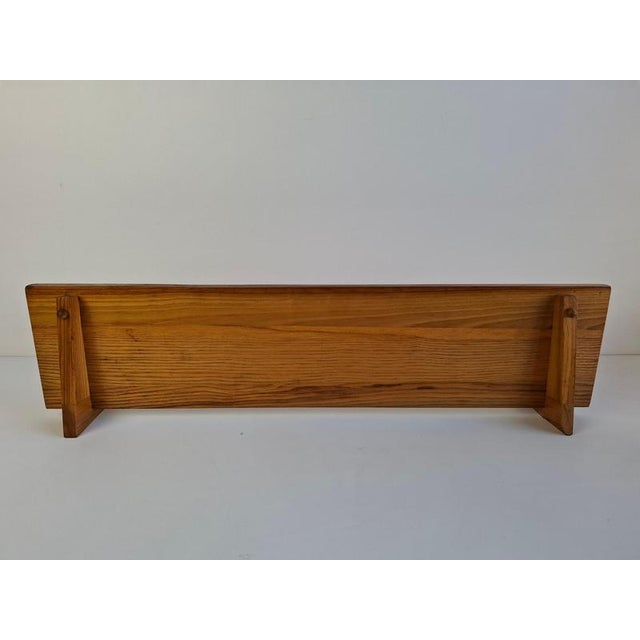 Mid-Century Wooden Wall Shelf, Czechoslovakia, 1960s For Sale - Image 4 of 18