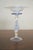 Vintage Venetian Murano-Style Dolphin Stem Glass Compote With Cobalt Rim For Sale - Image 4 of 11