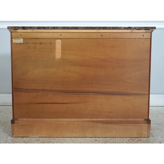 Henredon Historic Natchez Marble Top Chest For Sale - Image 16 of 18
