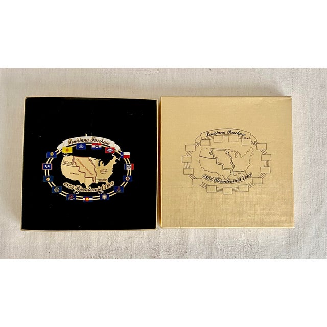 Vintage 2003 Louisiana Purchase Bicentennial Commemorative Ornament For Sale - Image 10 of 15