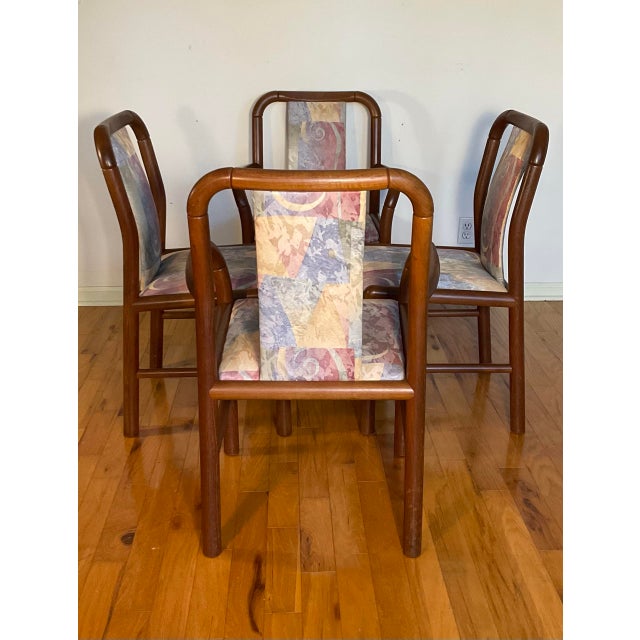 1970s Set of 4 Benny Linden Danish Modern Teak Upholstered Dining Chairs, C. 70’s For Sale - Image 5 of 12
