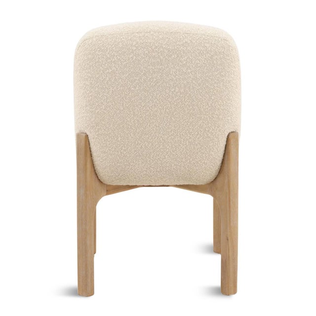 Boucle Cloud Dining Chair For Sale - Image 4 of 6