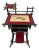 Napoleon Iii, Ebonized Bamboo Vanity, France, c.1890 For Sale