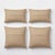 Turkish Wool Lumbar Kilim Pillow Cover 16'' X 24'' & 19'' X 19'' - Set of Four For Sale - Image 4 of 4