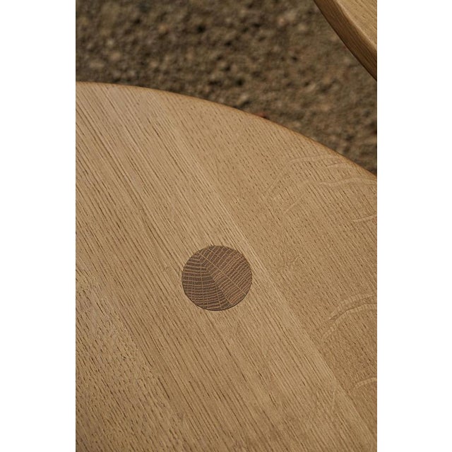 Nahele Varnished Oak Nesting Tables by La Lune, Set of 2 For Sale - Image 4 of 18