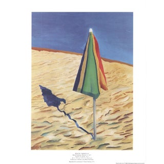 David Hockney, Beach Umbrella, Offset Lithograph, 1988 For Sale
