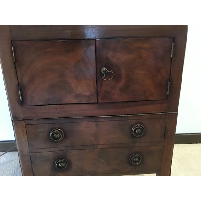 English Tambour Door Commode C1800 For Sale In Chicago - Image 6 of 11