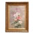 19th Century French Oil on Canvas Floral Painting in Carved Gilt Wood Frame For Sale