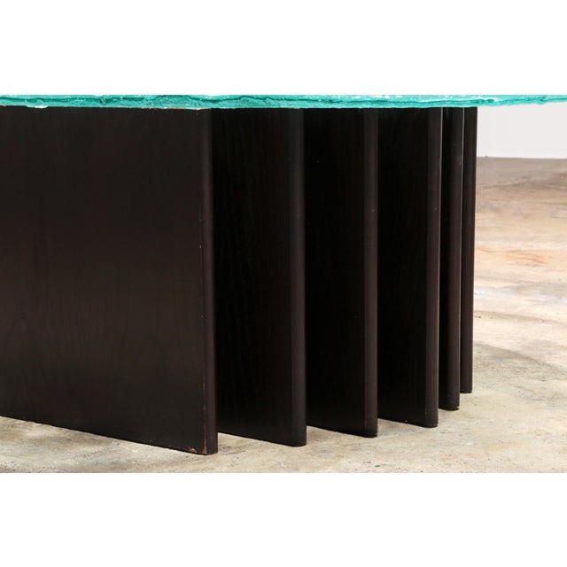 Sculptural Glass Coffee Table by Heinz Lilienthal, Germany, 1970s For Sale - Image 10 of 15