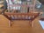 Brown Vintage Mid-Century Modern Spindle Magazine Rack / Vinyl Record Holder – Solid Wood For Sale - Image 8 of 10
