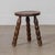 1950s French Wood Tripod Stool For Sale - Image 9 of 9