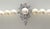 1950s Akoya Pearls With 14k White Gold & Diamond Clasp 31" For Sale - Image 4 of 8