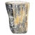 Andrianna Shamaris Modern Organic Petrified Wood Side Table For Sale