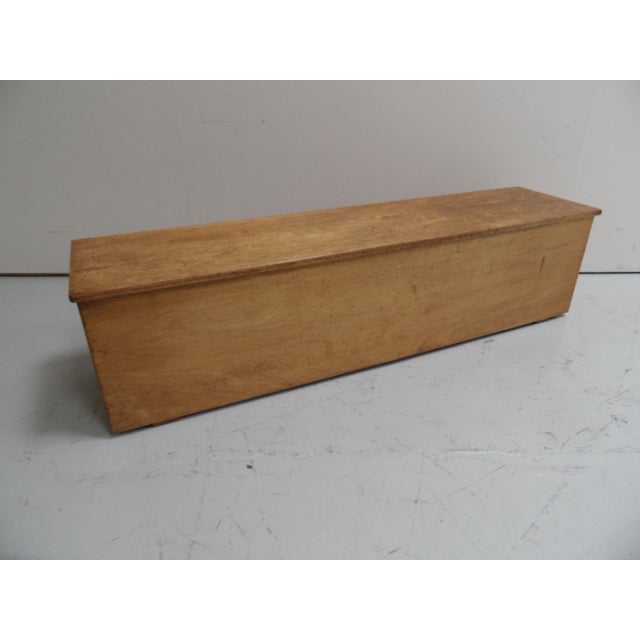 Vintage School Bench with Storage, 1950s For Sale - Image 10 of 10
