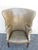 Antique English leather wingback armchair, c.1820 A classic English George lll wingback armchair with an arched high back,...