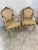Khaki Hand Painted Antique Italian Chairs, a Pair For Sale - Image 8 of 11