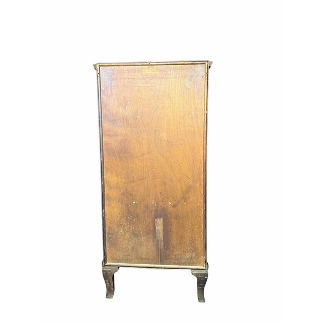 Brown Antique Mahogany Sheet Music Cabinet For Sale - Image 8 of 11