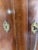 Antigue Biedermeier Corner Cabinet in Walnut Veneer, 1860s For Sale - Image 9 of 18