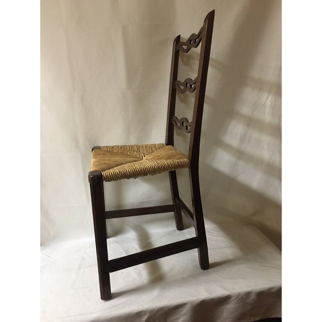 Chestnut American Country Mahogany Chippendale Ribbon-Backed Chairs Set of Six C1820s For Sale - Image 8 of 11