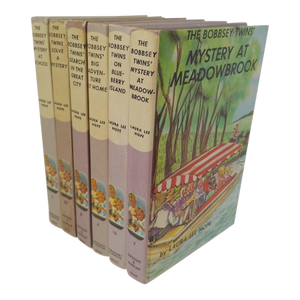 1950s/1960s Vintage the Bobbsey Twins Book Series by Laura Lee Hope - Set of 6