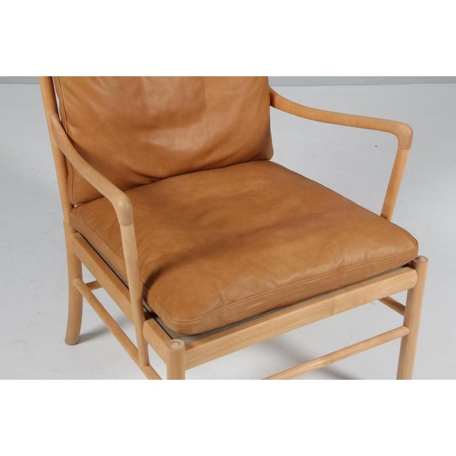 PJ149 Colonial Chair in Ash attributed to Ole Wanscher For Sale - Image 5 of 9