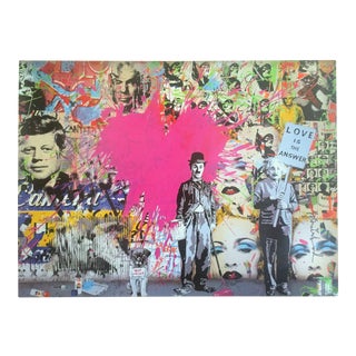 Mr. Brainwash "Love Is the Answer" Original Lithograph Print Pop Art Poster For Sale