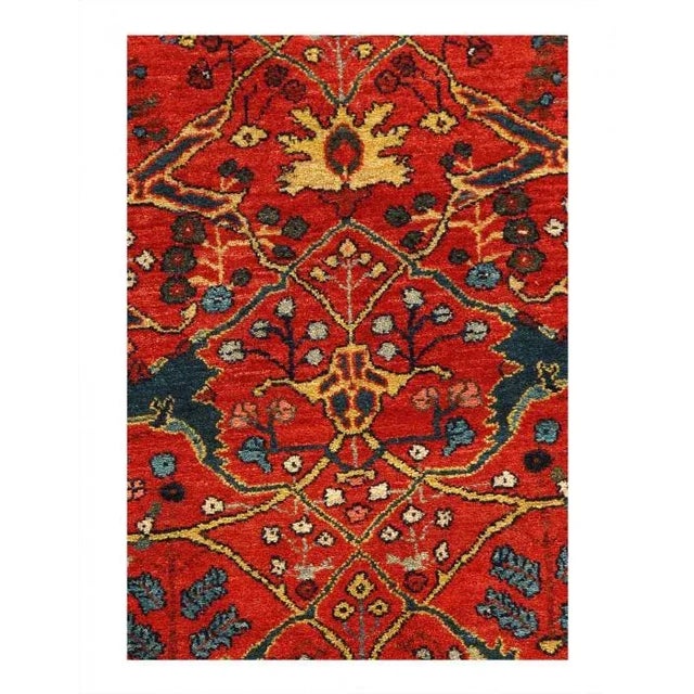 Traditional 2020s Rust Color Fine Bidjar For Sale - Image 3 of 6